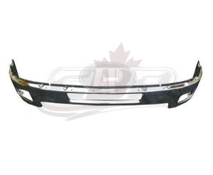 Bumper Front Chevrolet Silverado 3500 2011-2014 With Fog Lamp Hole Chrome Steel , GM1002837
