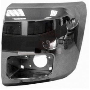 Bumper End Front Chevrolet Silverado 3500 2012-2013 Chrome With Fog Lamp , GM1004156