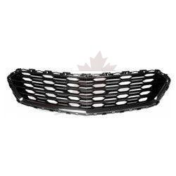 Grille Chevrolet Cruze Sedan 2016-2018 Black With Chrome Without Rs Pkg Premium Model , GM1036181