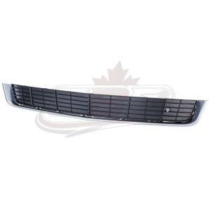 Grille Front Cadillac Escalade 2015-2020 With Satin Chrome Outer Molding/Upper Crest Emblem, Gm1036206