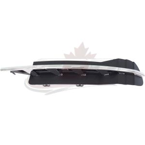 Grille Lower Outer Driver Side Chevrolet Malibu Hybrid 2008-2010 With Chrome Moulding , GM1038114