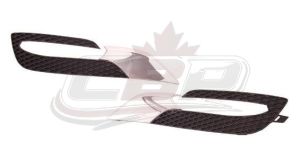 Fog Lamp Bezel Front Driver Side Buick Enclave 2013-2017 Matte-Black With Chrome Mldg , GM1038152