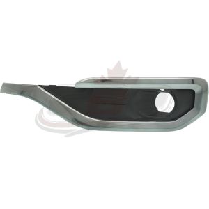 Fog Lamp Bezel Front Driver Side Gmc Acadia 2017-2019 With Smoked Chrome Molding, Gm1038208