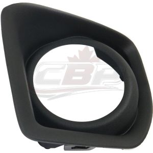 Fog Lamp Bezel Front Driver Side Gmc Canyon 2015-2020 Black Without Chrome Trim Ring , GM1038227