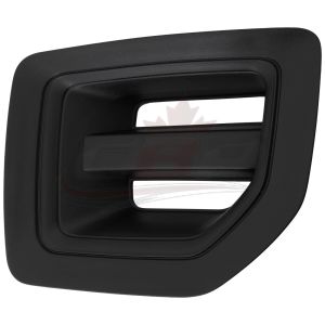 Fog Lamp Cover Driver Side Gmc Sierra 2500 2015-2019 Textured Black, Gm1038280