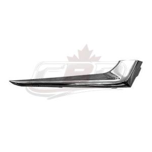 Daytime Running Lamp Trim Lower Passenger Side Chevrolet Malibu Hybrid 2016-2018 Chrome For Led Lamp , GM1039197