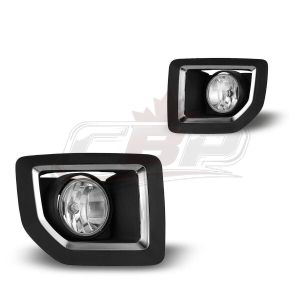 Fog Lamp Bezel Front Passenger Side Gmc Denali 2500 2015-2019 Chrome/Black , GM1039203