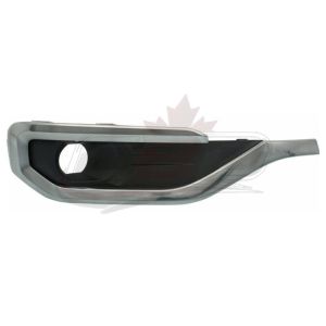 Fog Lamp Bezel Front Passenger Side Gmc Acadia 2017-2019 With Smoked Chrome Molding, Gm1039208