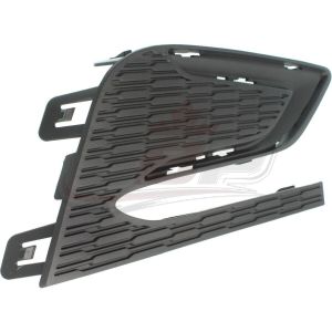 Grille Passenger Side Chevrolet Cruze Sedan 2016-2018 Textured Black Without Rs Pkg , GM1039217