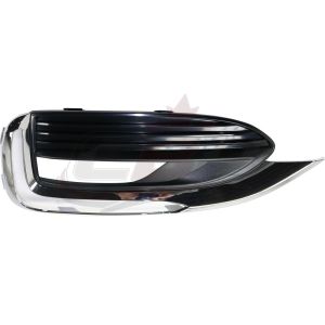 Fog Lamp Bezel Front Passenger Side Buick Enclave 2018-2021 Textured Finish With Chrome, Gm1039223