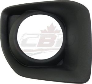 Fog Lamp Bezel Front Passenger Side Gmc Canyon 2015-2020 Black Without Chrome Trim, Gm1039227