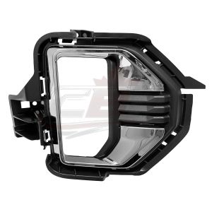 Fog Lamp Bezel Passenger Side Gmc Canyon 2021-2022 Black With Bright Chrome Molding, Gm1039276