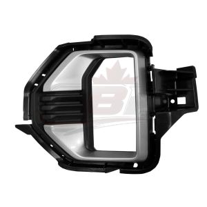 Fog Lamp Bezel Front Passenger Side Gmc Canyon 2021-2022 Gray With Black, Gm1039278