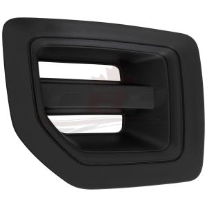 Fog Lamp Cover Passenger Side Gmc Sierra 2500 2015-2019 Textured Black, Gm1039280