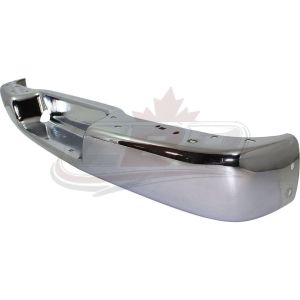 Bumper Face Bar Rear Chevrolet Express 2003-2019 Chrome Without Sensor , GM1102397