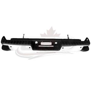 Bumper Rear Assembly Chevrolet Silverado 1500 2019 Chrome With Corner Step/Sensor Capa, Gm1103175C