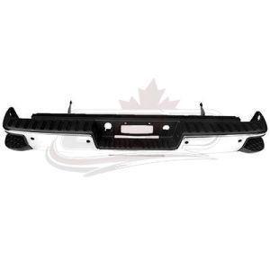 Bumper Rear Chevrolet Silverado 1500 Legacy 2019 Assembly Chrome With Corner Step/Sensor , GM1103175