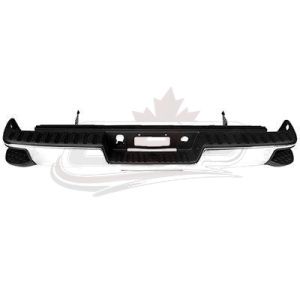 Bumper Rear Chevrolet Silverado 1500 Legacy 2019 Assembly Chrome With Corner Step Without Sensor , GM1103176