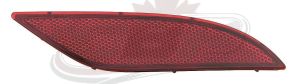 Reflector Rear Passenger Side Chevrolet Malibu Hybrid 2016-2019 2019 With Single Exhaust Cutout Only , GM1185113