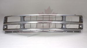 Grille Chevrolet Express 1996-2002 Chrome/Silver (Composite Headlamp) , GM1200382