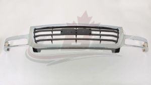 Grille Gmc Sierra 1500 2003-2006 Chrome/Black , GM1200475