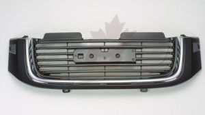 Grille Gmc Envoy 2002-2009 Chrome/Black With Washer Hole , GM1200504