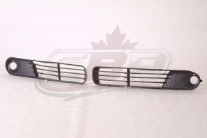 Grille Lower Driver Side Pontiac G6 2005-2009 With Fog Lamp Hole Matte-Black Coupe/Convertible , GM1200579