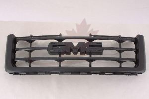 Grille Gmc Sierra 1500 2007-2013 Matte-Black 3 Horizontal Black Bars With Black Front Exclude Denali , GM1200583