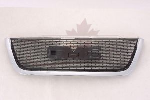 Grille Gmc Acadia 2007-2012 Matte-Black With Chrome Mldg , GM1200585