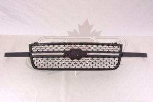 Grille Chevrolet Silverado Hybrid 2005-2007 Black Frame With Black Honeycomb Ss Model , GM1200586