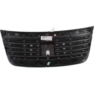 Grille Saturn Ion Sedan 2005-2007 Dark Gray With Chrome Mldg , GM1200602