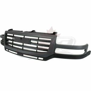 Grille Gmc Sierra 3500 2003-2007 Ptm Black With Gray Moulding 2500Hd/3500 , GM1200627