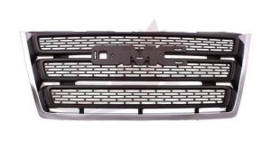 Grille Gmc Terrain 2010-2015 Matte-Black With Chrome Mldg , GM1200630