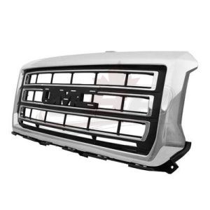 Grille Gmc Sierra 1500 2014-2015 Chrome Frame/Black Bars Base/Sle/Slt , GM1200687