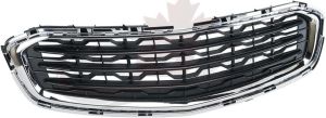 Grille Center Chevrolet Cruze Limited 2016 Black With Chrome Moulding Exclude Ltz Model , GM1200728