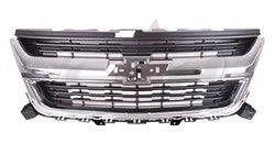 Grille Chevrolet Colorado 2015-2020 Matte Dark Gray With Chrome Frame Base/Lt/Wt Model , GM1200750