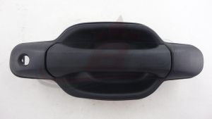 Door Handle Front Outer Driver Side Chevrolet Colorado 2004-2012 Black With Key Hole , GM1310141