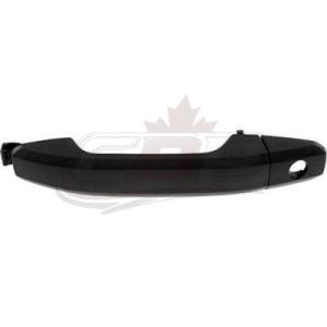 Door Handle Front Outer Driver Side Gmc Denali 1500 2014-2018 With Key Hole With Cover Texture Black , GM1310192