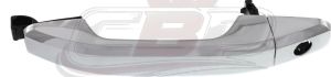 Door Handle Front Outer Driver Side Gmc Denali 1500 2014-2018 With Key Hole With Cover Chrome , GM1310194