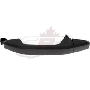 Door Handle Front Outer Passenger Side Gmc Sierra 1500 Limited 2019 With Key Hole With Cover Texture Black , GM1311192