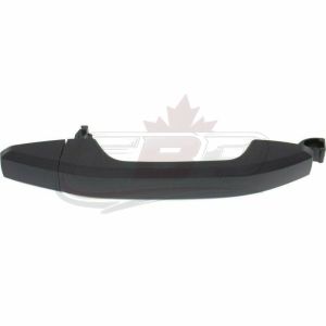 Door Handle Front Outer Passenger Side Chevrolet Silverado 1500 2014-2018 With Key Hole With Cover Primed Black , GM1311193