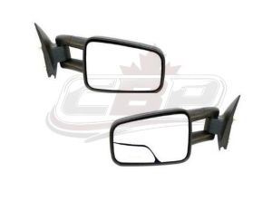 Mirror Driver Side Chevrolet Suburban 2000-2006 Manual Tow Type With Blind Spot Textured , GM1320244