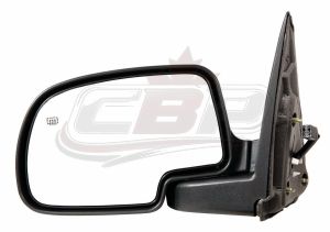 Mirror Driver Side Cadillac Escalade 2002-2006 Power Heated With Manual Folding With Puddle Lamp Textured With Smooth Cap Without ff Road , GM1320252