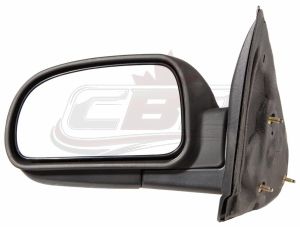Mirror Driver Side Oldsmobile Bravada 2002-2004 Manual Folding Black , GM1320264