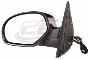 Mirror Driver Side Gmc Yukon 2007-2014 Power Heated Withoutffrontoad Without Courtesy Without Signal Chrome Cap , GM1320340