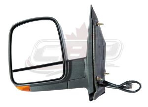 Mirror Driver Side Gmc Savana 2008-2021 Power Heated With Signal Manual Folding Textured Dual Glass , GM1320397