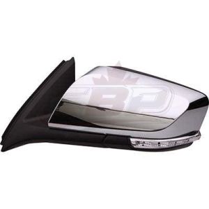 Mirror Driver Side Chevrolet Impala 2014-2017 Power Heated With Signal/Puddle Without Dimming Glass Chrome , GM1320460