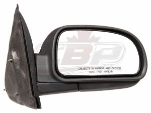 Mirror Passenger Side Gmc Envoy 2002-2009 Manual With Folding Black , GM1321264