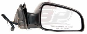 Mirror Passenger Side Chevrolet Malibu 2008-2012 Power Textured , GM1321343
