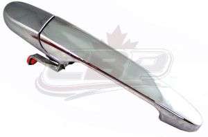 Door Handle Rear Outer Driver Side Chevrolet Cobalt 2005-2010 Chrome , GM1520134